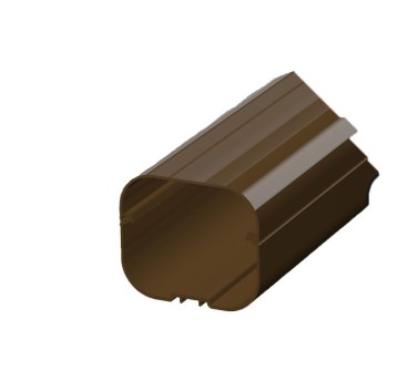 Korytko instalacyjne 72x64 - brązowy