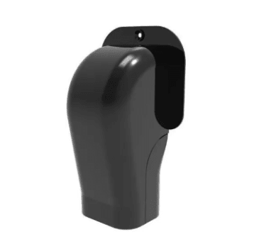 Maskownica narożna 72x64 - czarny