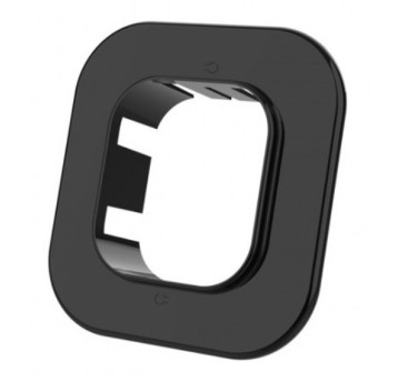 Maskownica ścienna wpust 72x64 - czarny